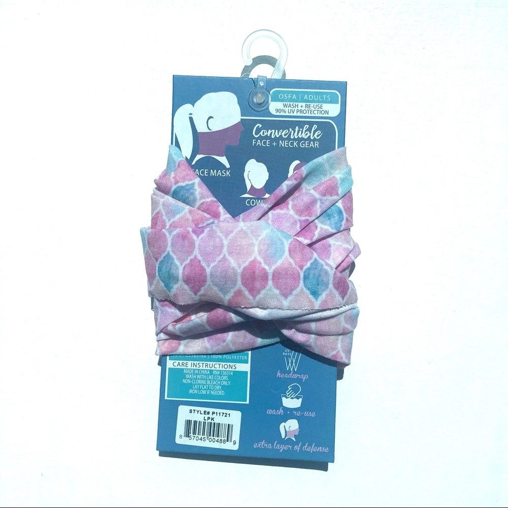 NWT convertible face mask